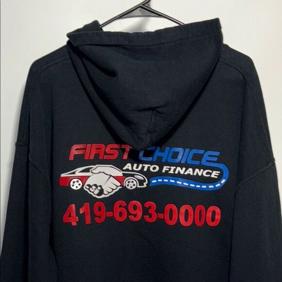 Gildan Black Sweatshirt Classic Pullover Hoodie - Picture 7 of 8